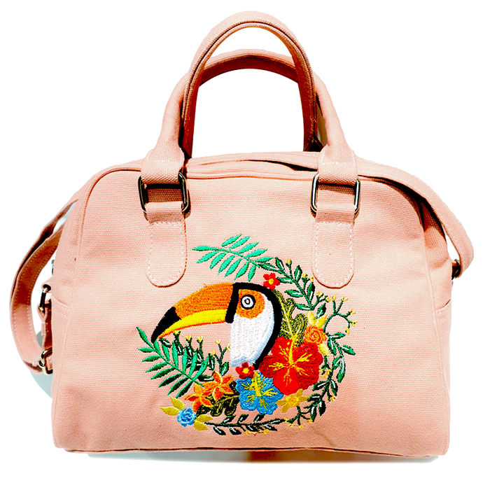 Iggy with Embroidery - Blush Toucan